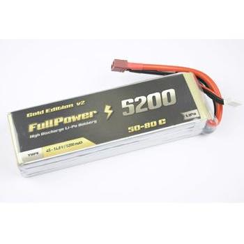 FullPower 6S 22.2V 5200mAh 50C Gold Edition V2 Deans